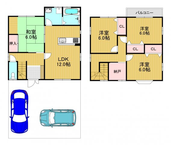 オレンジヒル梅の里の間取り|イメージ（現地確認）