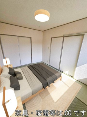 【和室】 | コーポ・ＦＫ・ | ※家具・家電はCGです。