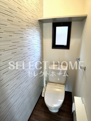 【トイレ】 | 法性寺ハイツアネックス | ゆったりとした空間のトイレです