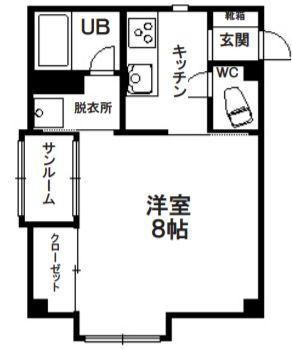 ドミール・クレセントAの間取り|※反転タイプです