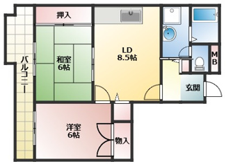 【間取り】 | エステート南平野
