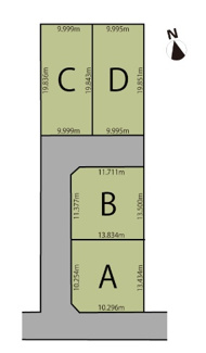 【外観】 | 柳津町上佐波　土地分譲　全4区画　敷地面積55坪以上　お好きなハウスメーカーで建てられます