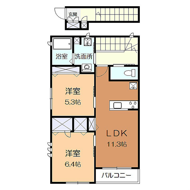 シャルマンの間取り