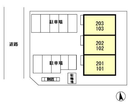 サウスクリスタルの区画図