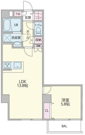 【間取り】 | ディアコート三軒茶屋