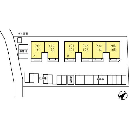 合志市須屋のアパートのその他共用部分