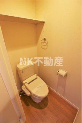 【トイレ】 | alcyone(アルシオネ）（荒本賃貸） | 落ち着いた色調のトイレです