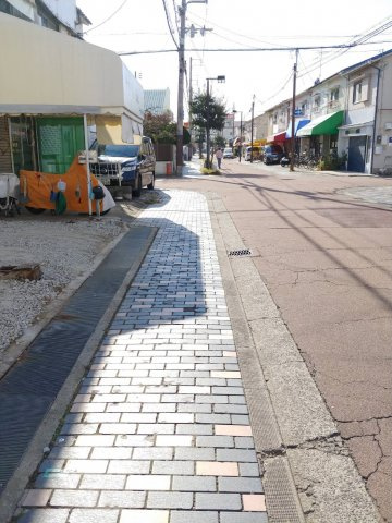 FreeLife久々知Ⅶの前面道路含む現地写真|南向き