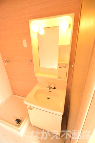 【洗面所】 | スペースが確保できる洗面所です