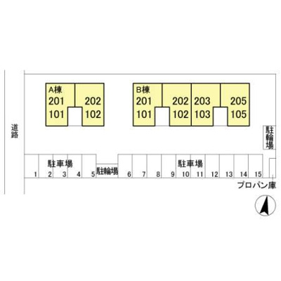 【区画図】 | メゾン志藤 Ａ