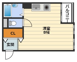 レオン天神橋の間取り