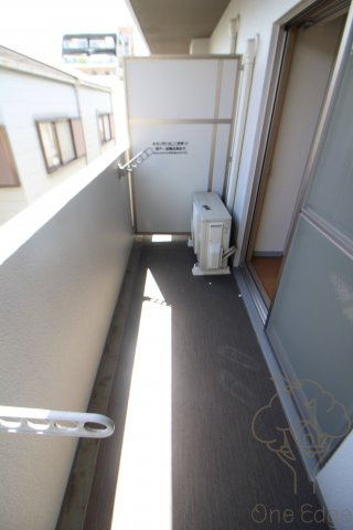 翠香園のバルコニー