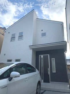 【外観】 | 岐阜市鷺山　新築建売1棟　インナーバルコニー・ウォークインクローゼット・シューズクローゼットあります