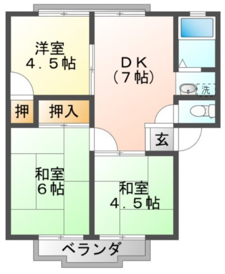 【間取り】 | パナタウンあおばⅢ