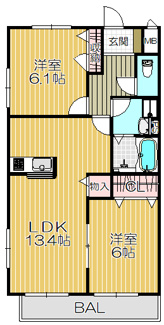 【間取り】 | へーベルマンション大久保Ⅰ