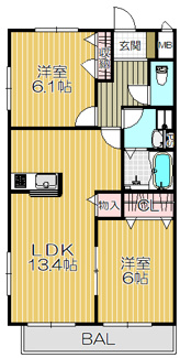 【間取り】 | へーベルマンション大久保Ⅰ