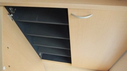 Ｉ.Ｓ.　ＶＩＬＬＡの玄関|高さ調整が出来る靴箱が有ります