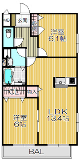 【間取り】 | へーベルマンション大久保Ⅱ