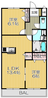 【間取り】 | へーベルマンション大久保Ⅱ