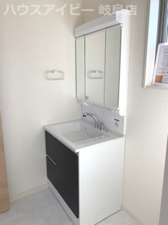 【外観】 | 岐阜市茜部中島　新築建売！3区画　4月完成予定♪お車スペース並列２台可能！国道21号までアクセス良好