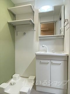 ＧＫビルの洗面所|二面鏡付きシャンプードレッサー