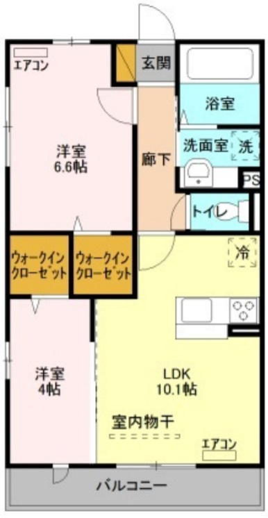 ペイサージュの間取り