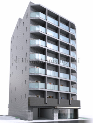 【外観】 | クレイシア亀戸サウスコート | 外観パース　