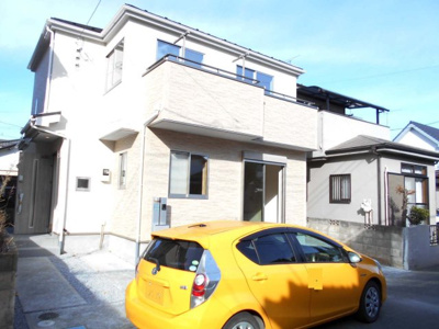 【外観】 | 新築　さいたま市岩槻区　本丸　全1棟　1号棟 | 岩槻駅徒歩16分・駐車場2台・南向き・4LDKとワイドバルコニー・WIC付・岩槻小・岩槻中・