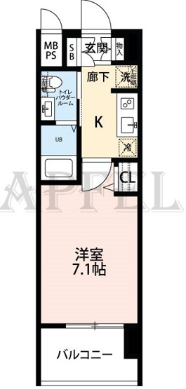 【間取り】 | エグゼ天神橋