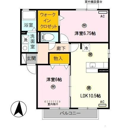 【間取り】 | エリシオン日高Ａ棟