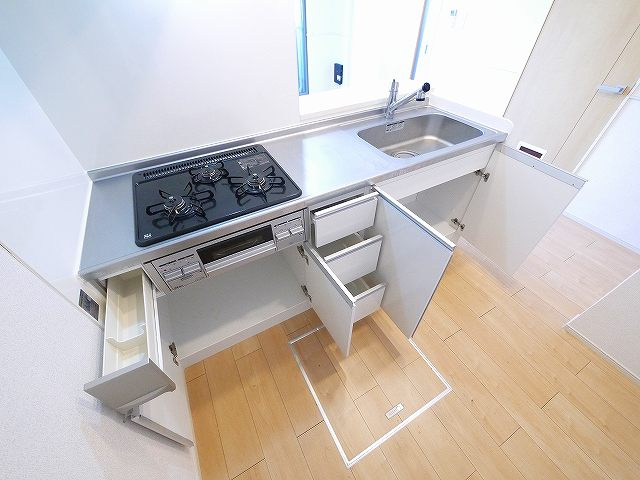 ハレ・コアのキッチン|使いやすいキッチンです