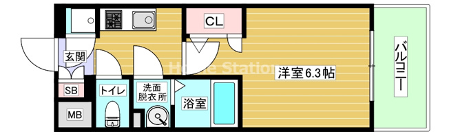 【間取り】 | エスリード福島シティグランツ