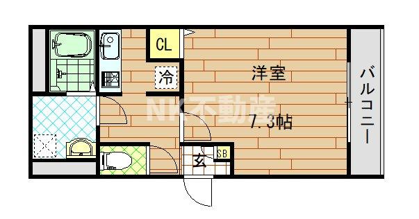 【間取り】 | リトレ徳庵（徳庵賃貸） | 間取りです