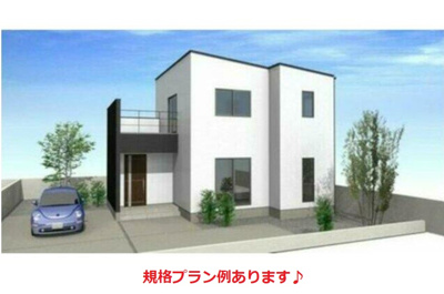 【土地図＋建物プラン例】 | 高崎市寺尾町　売地