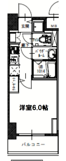 【間取り】 | S-RESIDENCE南堀江