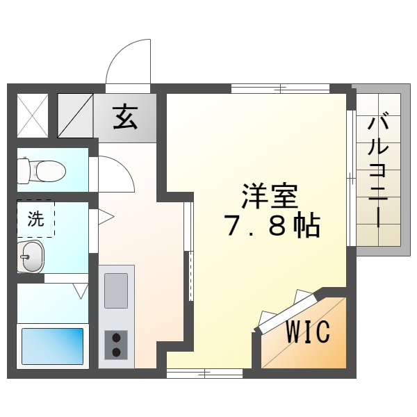 ＹＫハイツ舞子坂の間取り
