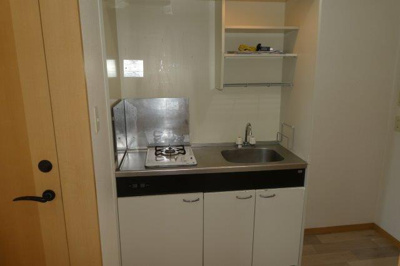 【キッチン】 | グランディールB | ガスコンロ付き