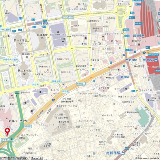 【地図】 | 陽輪台西新宿