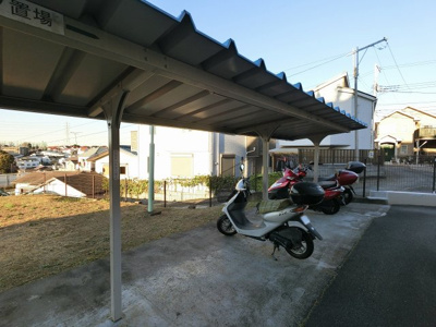 【その他共用部分】 | パークサイド保土ヶ谷 | バイク置場です。