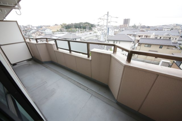 サンシャイン大堀のバルコニー