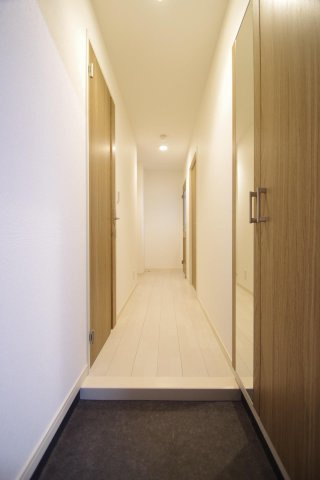 熊本市中央区薬園町の賃貸マンションの玄関