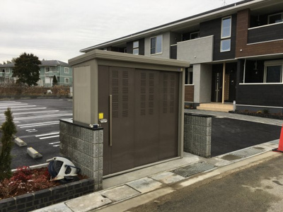 【その他共用部分】 | ザ カルムスペース ササヤマ２ | 敷地内にゴミ置き場があります