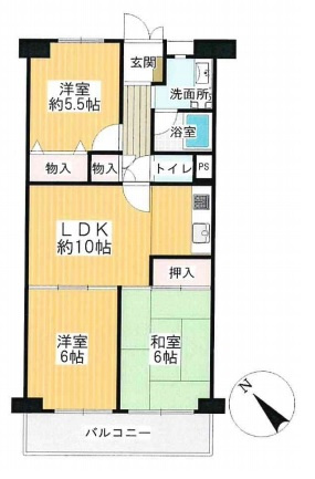 ◆蛍池スカイハイツ◆2WAY利用可能◆2021年11月リフォーム◆の画像