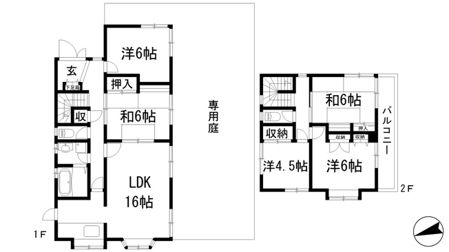 【間取り】 | 雲雀丘山手1丁目戸建