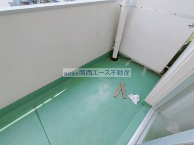 【バルコニー】 | ヴィラ西村｜ペットＯＫの格安２ＤＫ☆初期費用も格安です│