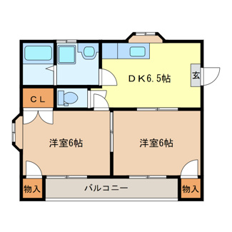 【間取り】 | アレスト・イワカミ２