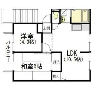 【間取り】 | ジョイフル コン・フォートE棟