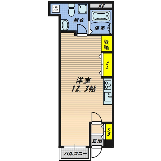 【間取り】 | 北通ハイツ