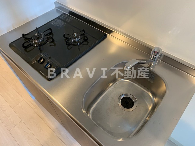 エグゼ堺筋本町　BRAVI不動産のキッチン|【エグゼ堺筋本町】お料理しやすいキッチンです