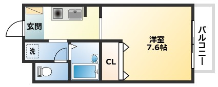 【間取り】 | フローレス岡本